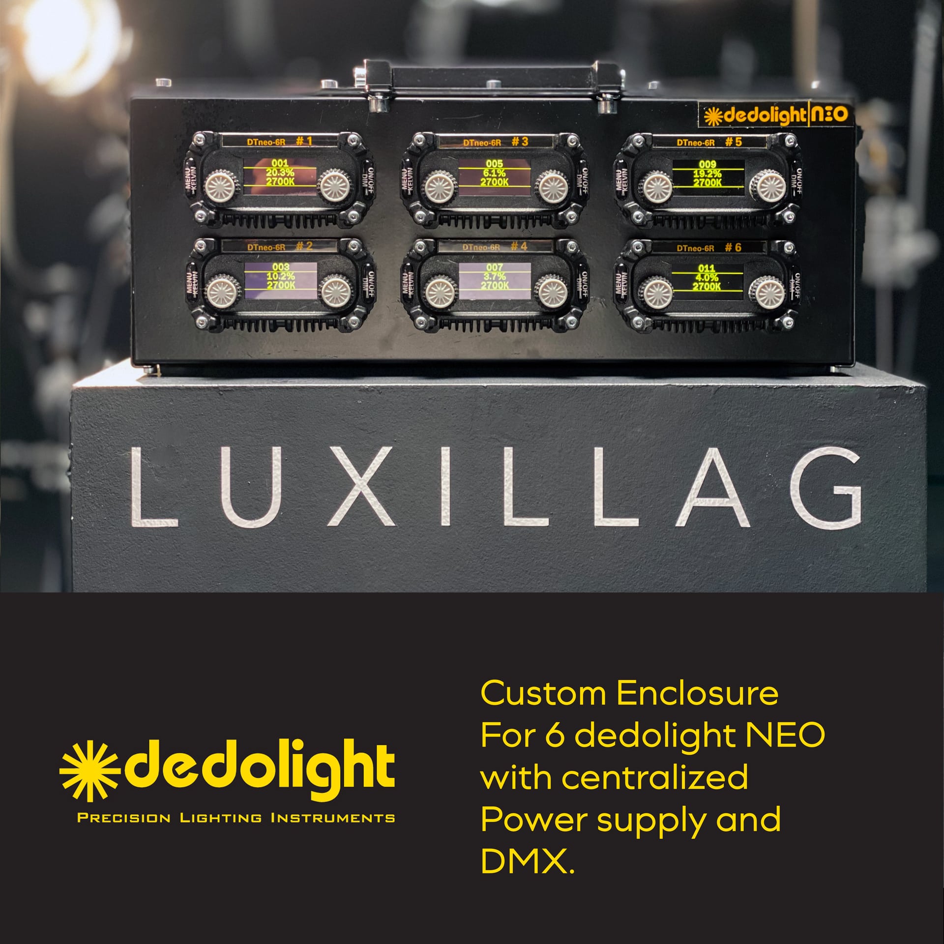 DLED7 Neo Bi-Colour fixtures setup